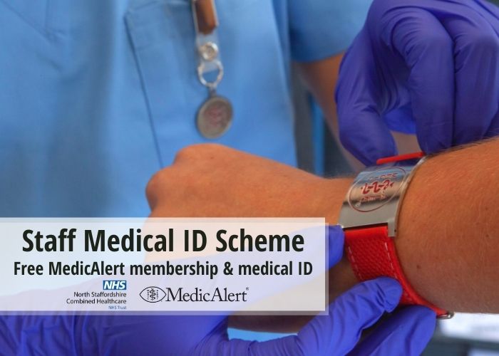 Staff Medical ID scheme, free MedicAlert membership and medical ID